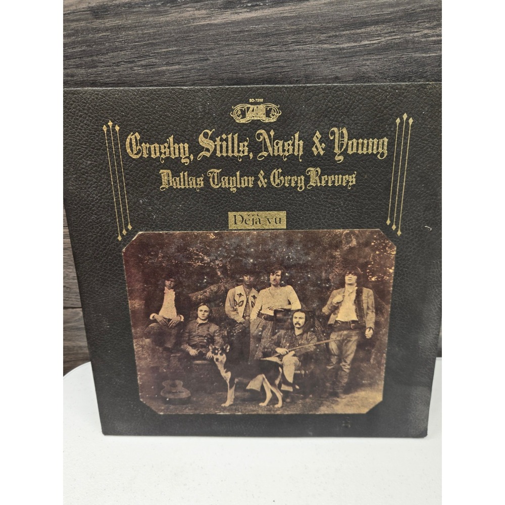 Crosby Stills Nash & Young Deja Vu Vinyl LP Record SD-7200 Atlantic Gatefold